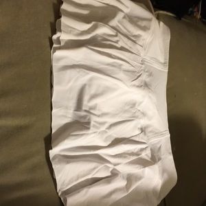 White, Lululemon tennis skirt with attached shorts